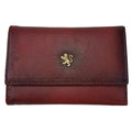 Pratesi Museo San Marco Women's Leather Wallet - Vegetable-Dyed Italian Leather - Cherry