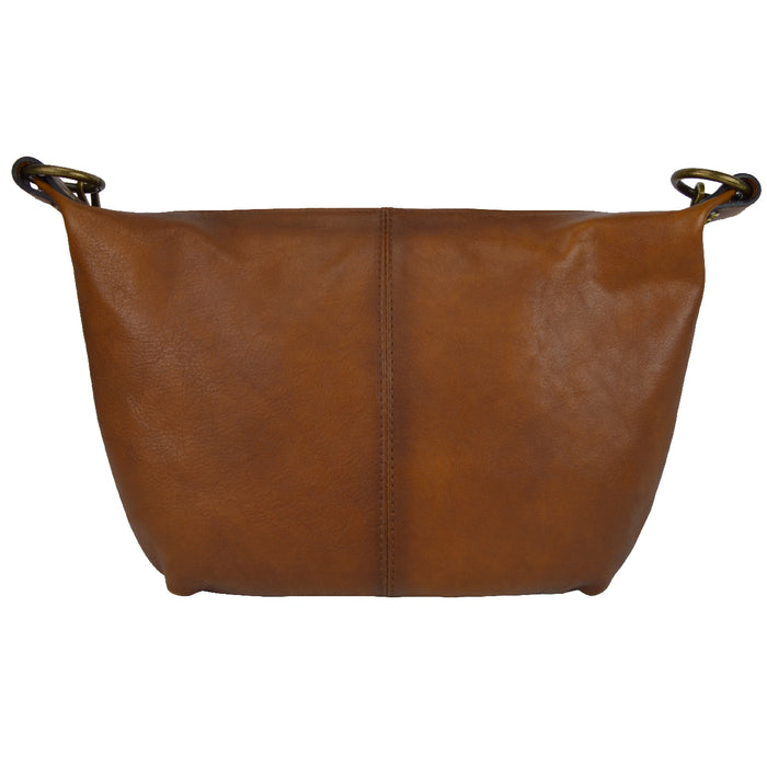 Pratesi Pagiano Crossbody Bag B137 in genuine leather - Cherry