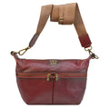Pratesi Pagiano Crossbody Bag B137 in genuine leather - Chianti