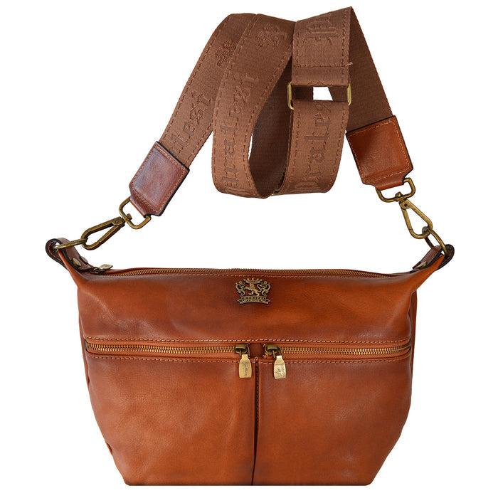 Pratesi Pagiano Crossbody Bag B137 in genuine leather