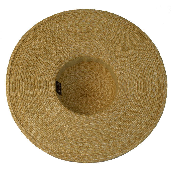 Pratesi Pamela Cappello in Paglia S206 (57cm) in Natural Straw and Genuine Italian Leather