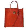 Pratesi Paterno B488 Lady Bag in genuine Italian vegetable-dyed leather - Cherry