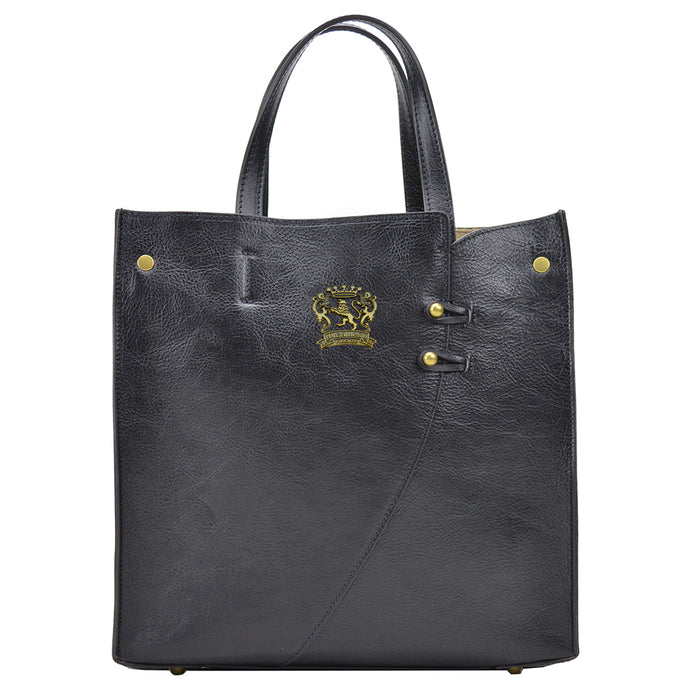 Pratesi Paterno B488 Lady Bag in genuine leather - Black