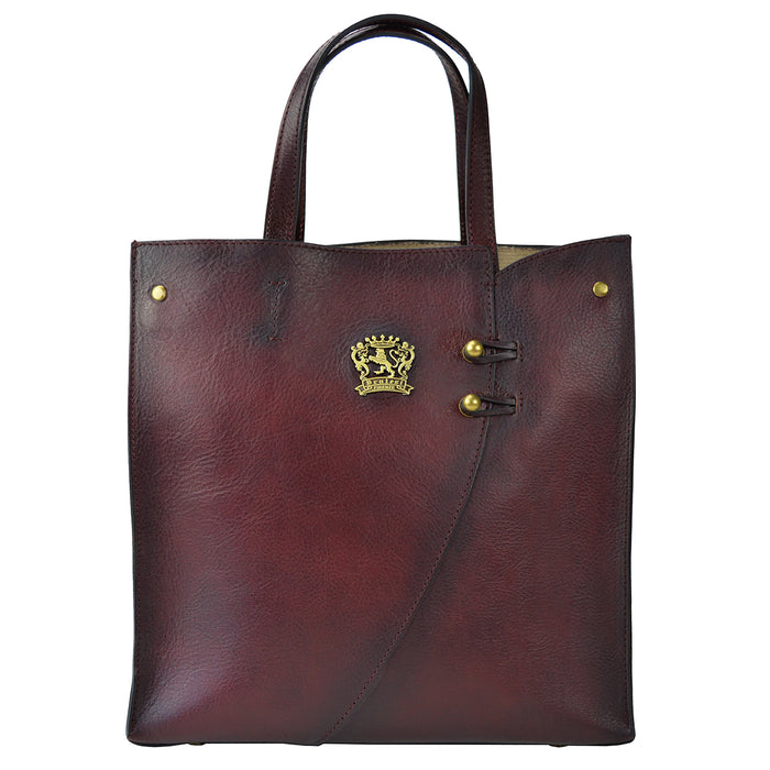 Pratesi Paterno B488 Lady Bag in genuine leather - Chianti