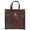 Pratesi Paterno B488 Lady Bag in genuine leather - Coffee
