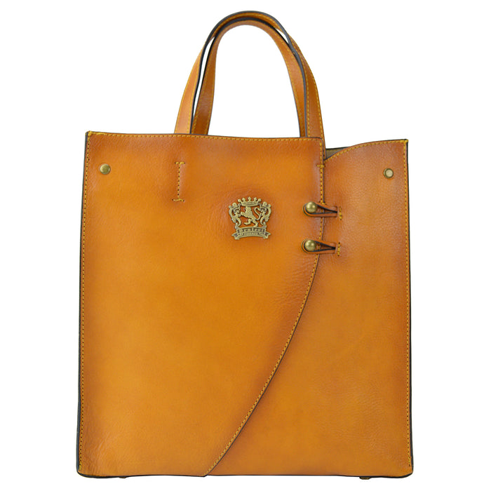 Pratesi Paterno B488 Lady Bag in genuine leather - Cognac