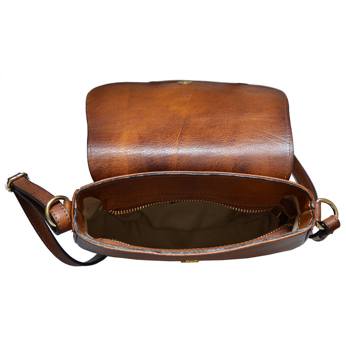 Pratesi Pelago Lady Bag B472 in genuine leather - Brown