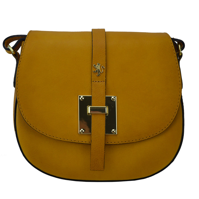 Pratesi Pelago Lady Bag B472 in genuine leather - Mustard