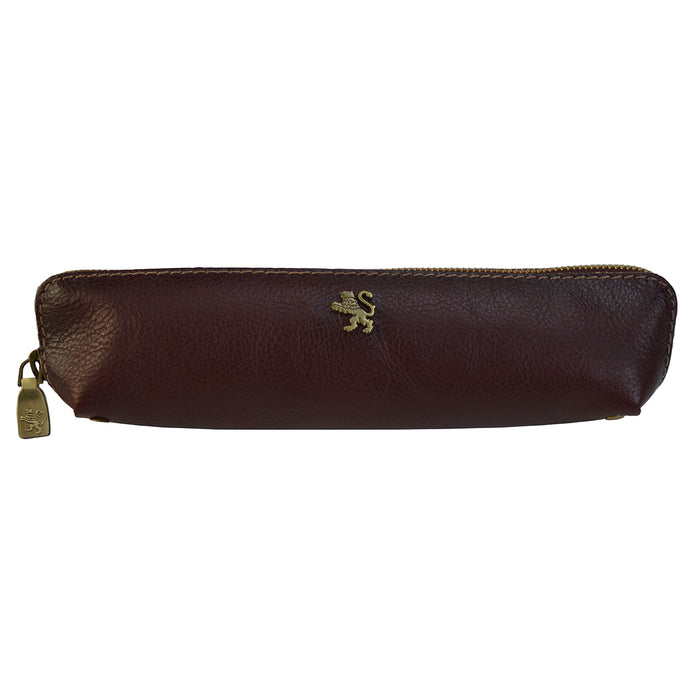 Pratesi Pencilcase in genuine leather 097 - Chianti
