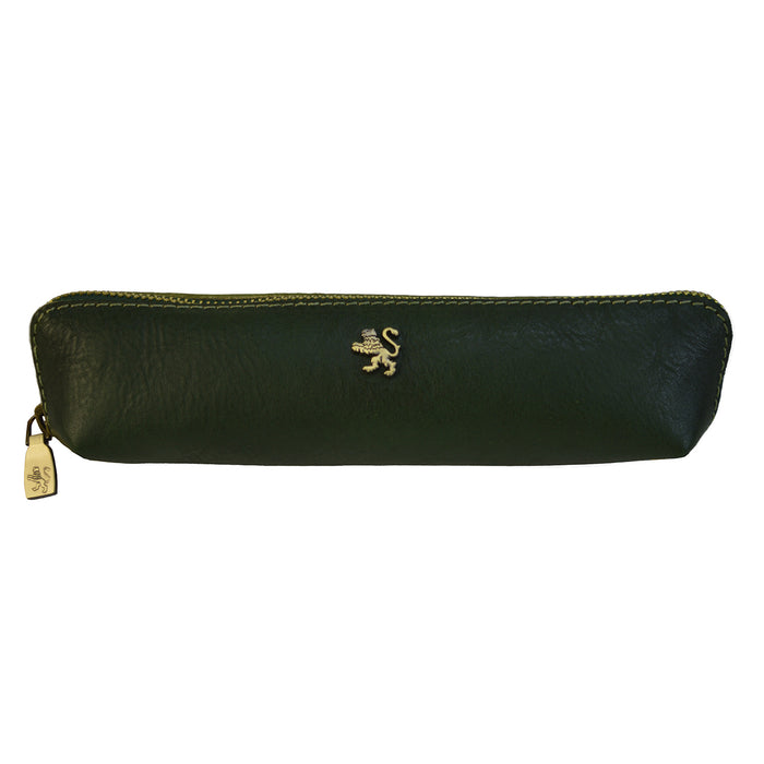 Pratesi Pencilcase in genuine leather 097 - Dark Green