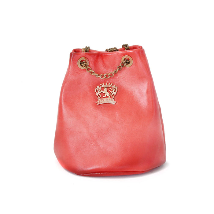Pratesi Pienza Bag in genuine Italian leather - Vegetable Tanned Italian Leather Pink