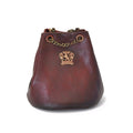 Pratesi Pienza Bag in genuine Italian leather - Vegetable Tanned Italian Leather Chianti