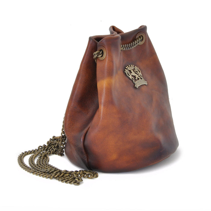 Pratesi Pienza Bag in genuine Italian leather - Vegetable Tanned Italian Leather Pink