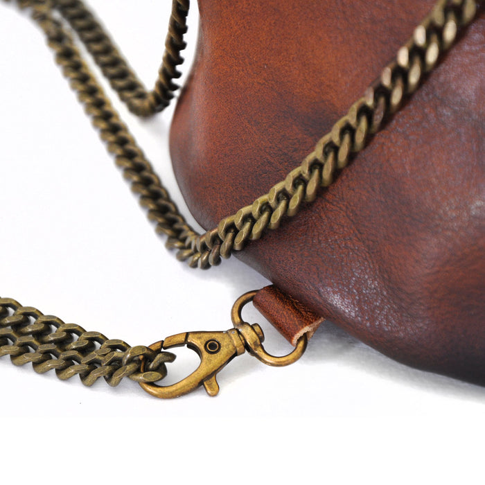 Pratesi Pienza Bag in genuine Italian leather - Vegetable Tanned Italian Leather Electric Blue