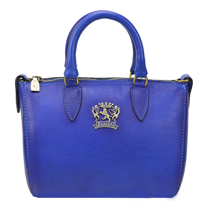 Pratesi Pontassieve 332/22 Vegetable Tanned Italian Leather - Electric Blue