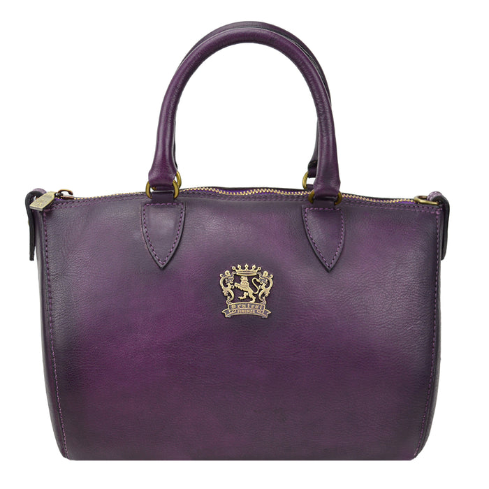 Pratesi Pontassieve Vegetable Tanned Italian Leather - Pontassieve Violet