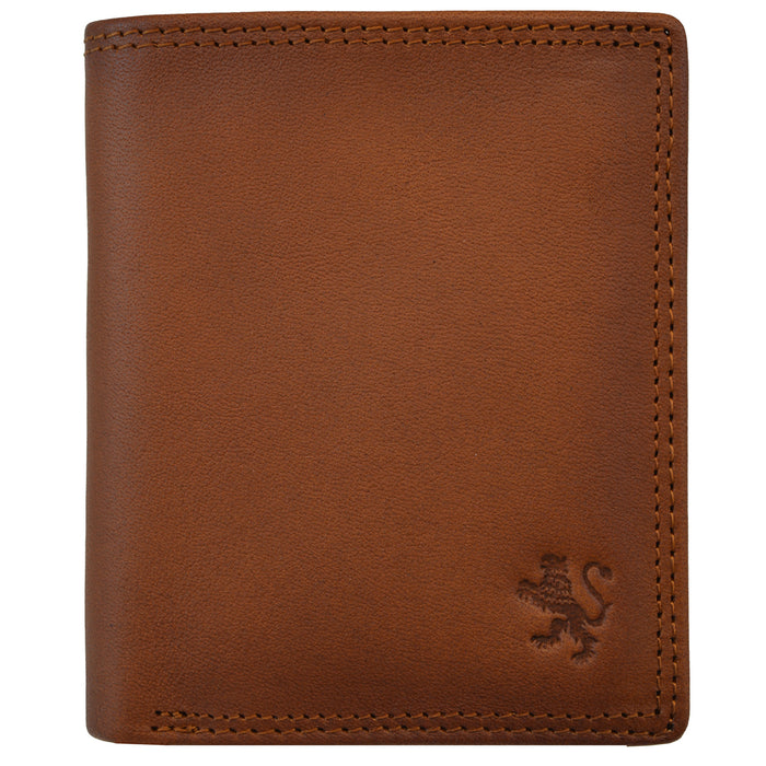 Pratesi Porta Romana Men's Wallet in Vegetable-Dyed Leather - Brown