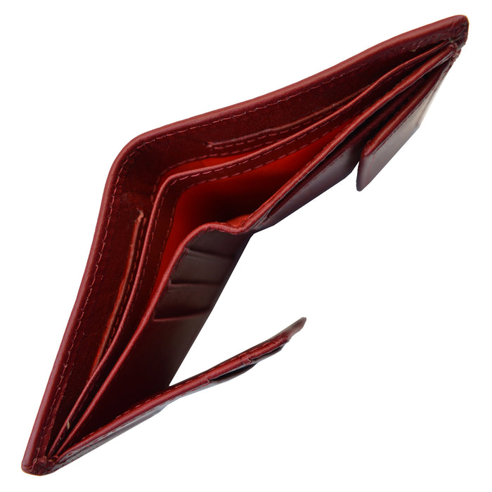 Pratesi Porta Romana Men's Wallet in Vegetable-Dyed Leather - Brown