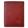 Pratesi Porta Romana Men's Wallet in Vegetable-Dyed Leather - Cherry