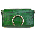Pratesi Portovenere Bag in genuine Croco-Embossed Leather - Emerald