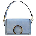 Pratesi Portovenere Italian Handbag in Genuine Italian Brunelleschi Leather - Sky Blue