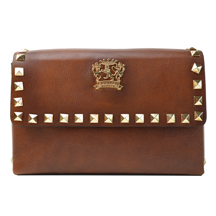 Pratesi Riccione Clutch in genuine Italian vegetable-dyed leather - Coffee