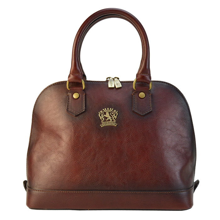 Pratesi Ristonchi Shoulder Bag B508 in genuine leather - Chianti