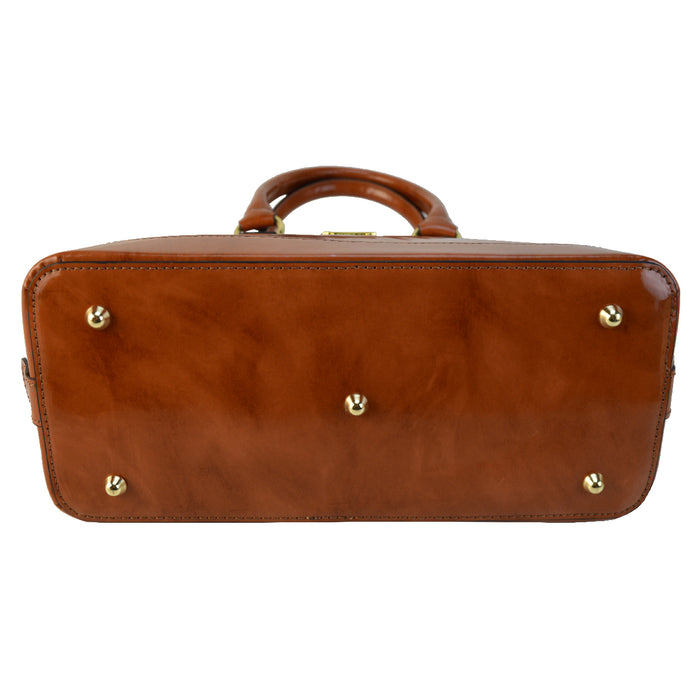 Pratesi Ristonchi Shoulder Bag R508 in genuine leather - Brunelleschi Black