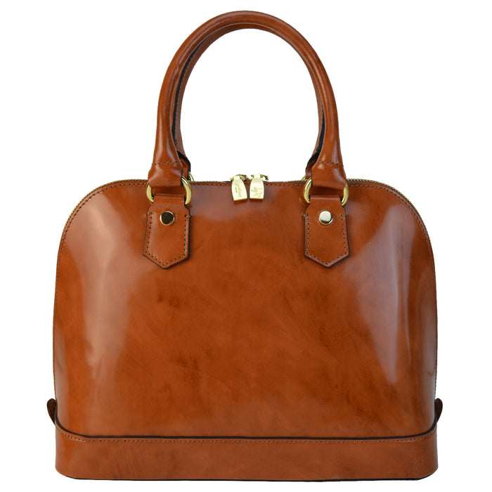 Pratesi Ristonchi Shoulder Bag R508 in genuine leather - Brunelleschi Mustard