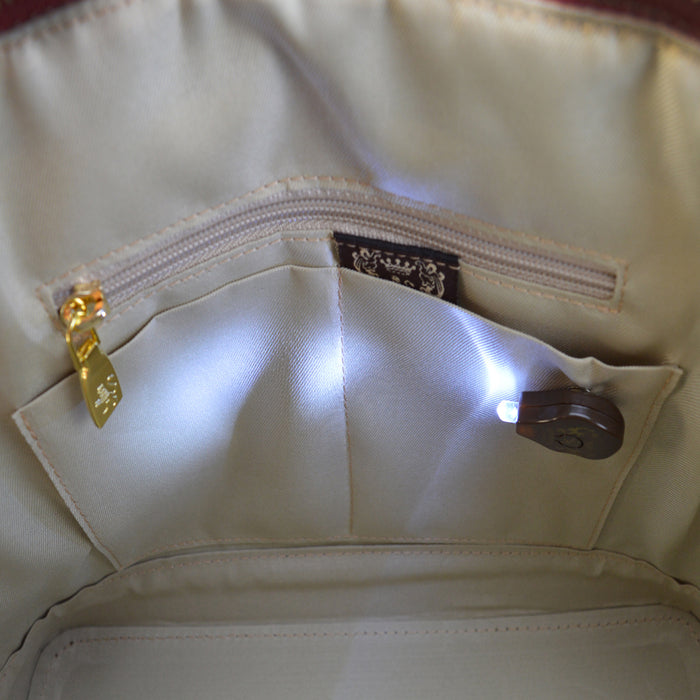 Pratesi Ristonchi Shoulder Bag R508 in genuine leather - Brunelleschi Mustard