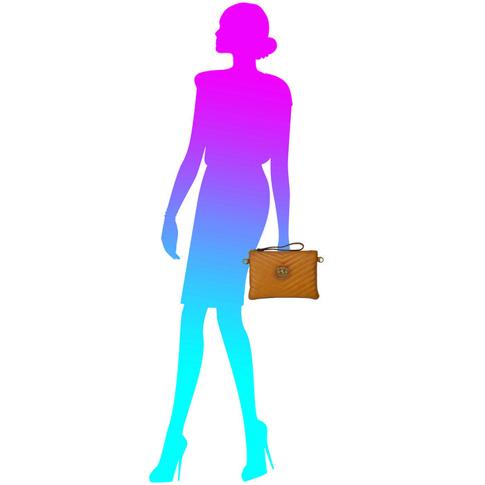 Pratesi Rufina B253/23 Woman Bag in genuine leather - Coffee