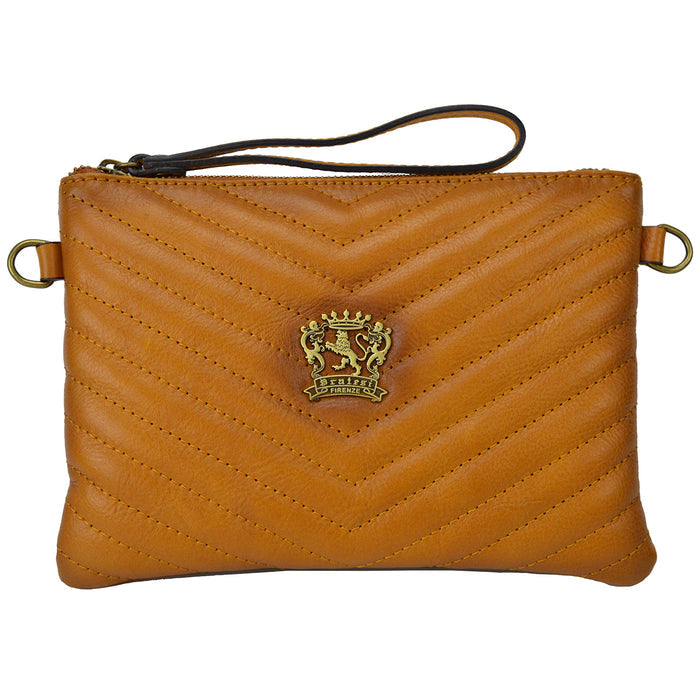 Pratesi Rufina B253/23 Woman Bag in genuine leather - Cognac