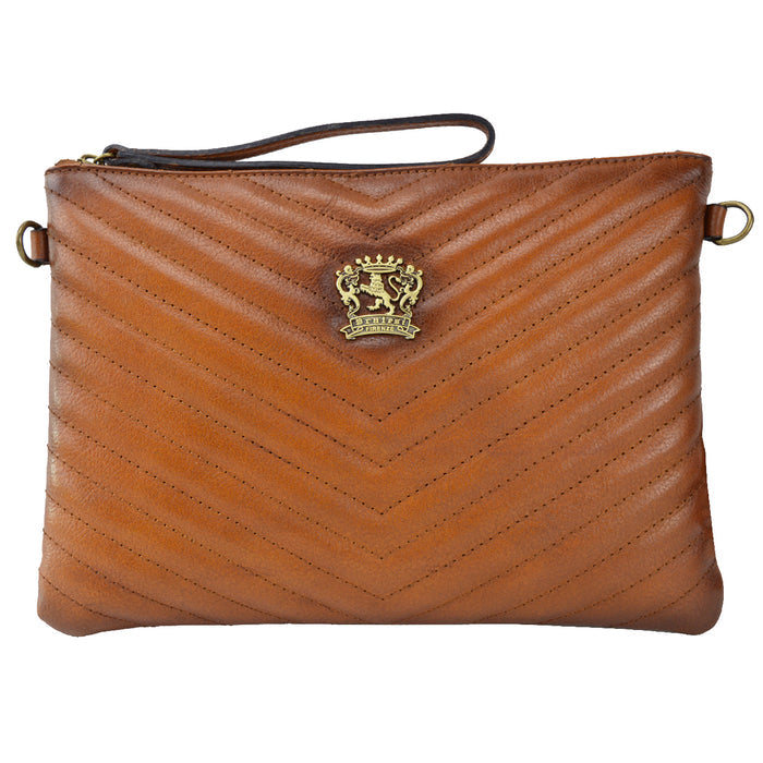 Pratesi Rufina B253/28 Woman Bag in genuine leather - Brown