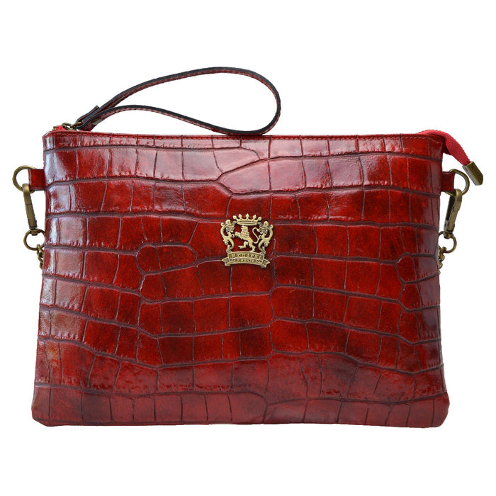 Pratesi Rufina K253/28 Woman Bag in genuine leather - King Cherry