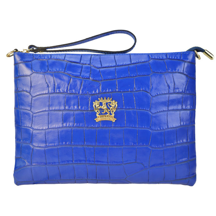Pratesi Rufina K253/28 Woman Bag in genuine leather - King Electric Blue