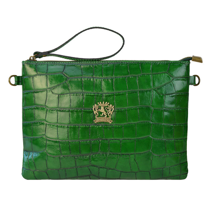 Pratesi Rufina K253/28 Woman Bag in genuine leather - King Emerald