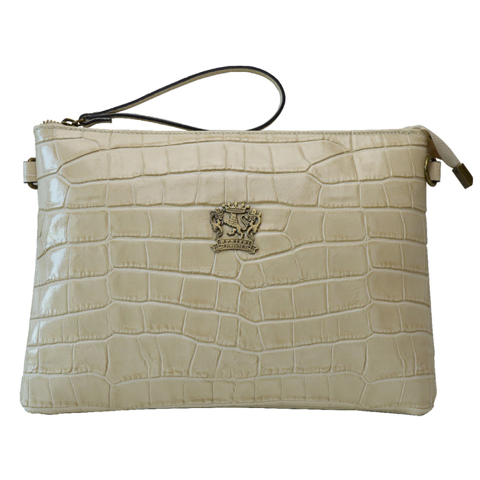 Pratesi Rufina K253/28 Woman Bag in genuine leather - King White