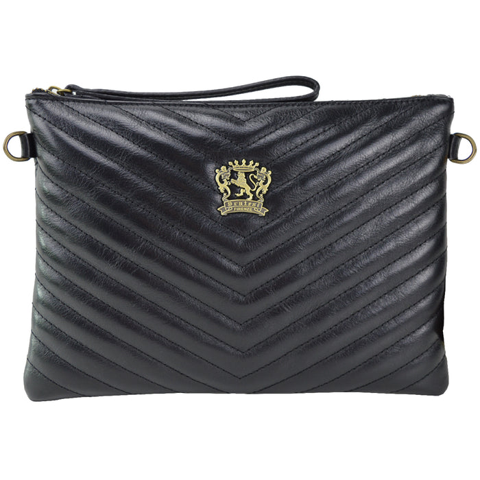 Pratesi Rufina Woman Bag in genuine Italian leather - Vegetable Tanned Italian Leather Black