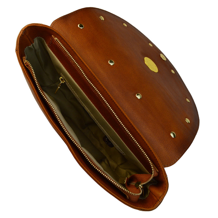 Pratesi Scudieri Bag B532 in genuine leather - Chianti