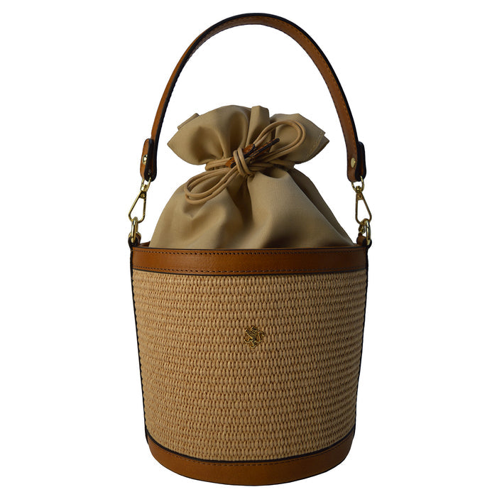 Pratesi Secchiello Summer Lady bag S335/PCE - Summer Brown