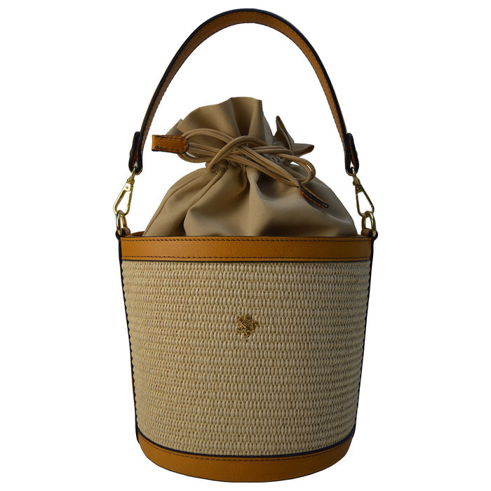 Pratesi Secchiello Summer Lady bag S335/PCE - Summer Cognac