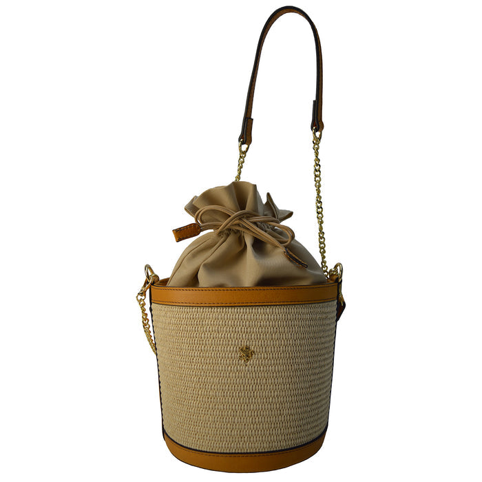 Pratesi Secchiello Summer Lady bag S335/PCE - Summer Cognac