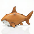 Pratesi Shark Cross Body - Vegetable Tanned Italian Leather Cognac
