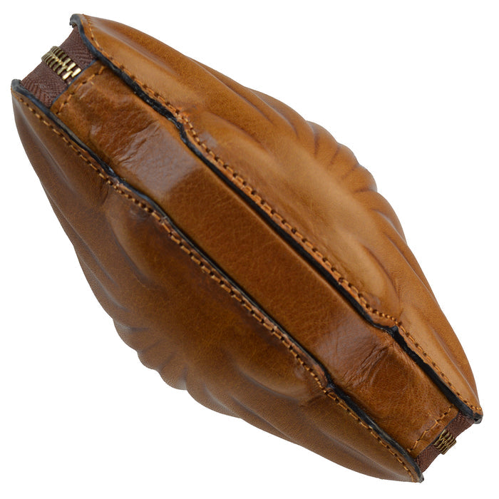 Pratesi Shell Cross Body Bag - Vegetable Tanned Italian Leather Black