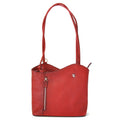 Pratesi Shoulder Bag Consuma Small in genuine leather B465/P - Cherry