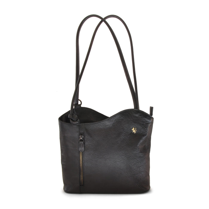 Pratesi Shoulder Bag Consuma Small in genuine leather B465/P - King Grey