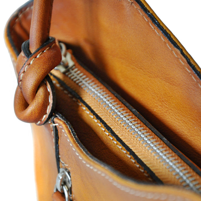 Pratesi Shoulder Bag Consuma Small in genuine leather B465/P - Sky Blue
