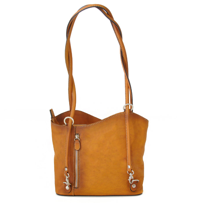 Pratesi Shoulder Bag Consuma Small in genuine leather B465/P - Sky Blue