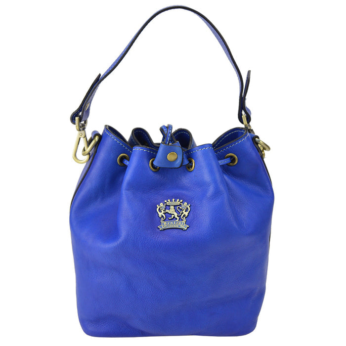 Pratesi Sorano B501/20 Woman Bag in genuine leather - Electric Blue