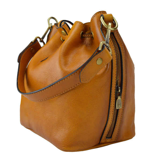 Pratesi Sorano B501/20 Woman Bag in genuine leather - Electric Blue